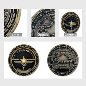 E-Coin U.S. Army Challenge Coin Brofist Soldier Veteran Gift