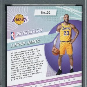 LeBron James 2018 Panini Revolution Basketball Card #40 Graded PSA 10 GEM MINT