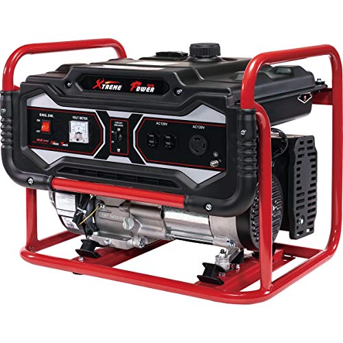 XtremepowerUS 4000W Gas Generator Emergency 4-Stroke Engine Camping Gas-Powered Air Cooled OHV (EPA)