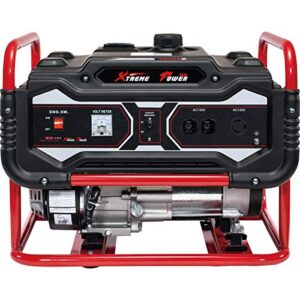 XtremepowerUS 4000W Gas Generator Emergency 4-Stroke Engine Camping Gas-Powered Air Cooled OHV (EPA)