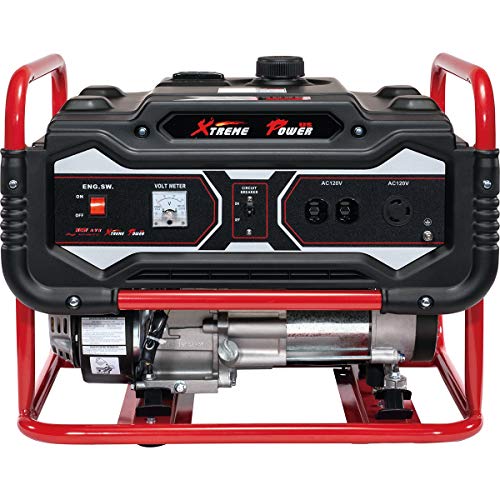 XtremepowerUS 4000W Gas Generator Emergency 4-Stroke Engine Camping Gas-Powered Air Cooled OHV (EPA)