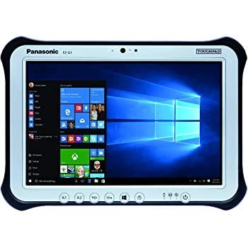 Panasonic TougHPad G1, FZ-G1 MK2, Intel Core i5-4310U @2.0GHz, 8GB, 128GB SSD, 10.1-inch WUXGA Multi Touch + Digitizer, WiFi, Bluetooth, Webcam, Windows 10 Pro, 4G LTE, Barcode Reader (Renewed)