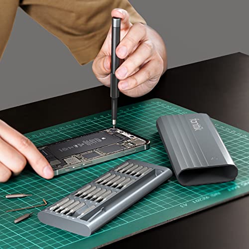 Fanttik X5 Precision Screwdriver Set, 25-in-1 Mini Screwdriver, 5/32'' Hex, Magnetic Driver Bits Set, Pocket Manual Hand Tool, Screwdriver Tool Set, Repair Tool Kit for Electronics