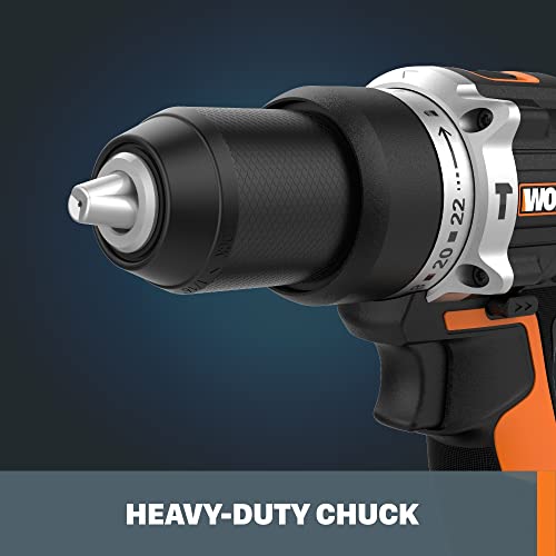 Worx WX352L 20V Power Share 1/2" Cordless Hammer Drill