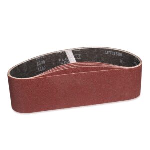 potuinom sanding belt 4 x 36 inch,belt sander belts 80 grits,best for sanding wood,metal and paint(5 pack)