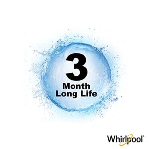 Whirlpool Whole House Large Capacity Pleated Sediment Filter WHKF-WHPLBB, NSF Certified 30 Micron Rating Reduces Sand, Soil, Silt & Rust, 4.5" Diameter Fits Most Home Water Filtration Housings