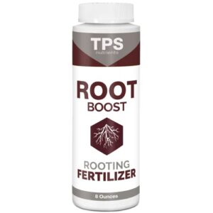root boost advanced rooting formula for living soil and white roots, plus microbes by tps nutrients, 1/2 pint (8 oz)