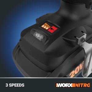 WORX Nitro WX272L 20V Power Share 1/2" Cordless Impact Wrench with Brushless Motor