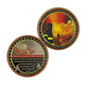 atsknsk firefighter challenge coin thank you for your service