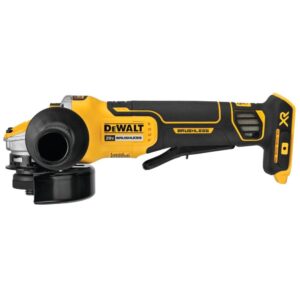 dewalt 20v max* xr brushless 4-1/2-5 in. small agle grinder with power detect™ tool technology (tool only) (dcg415b)