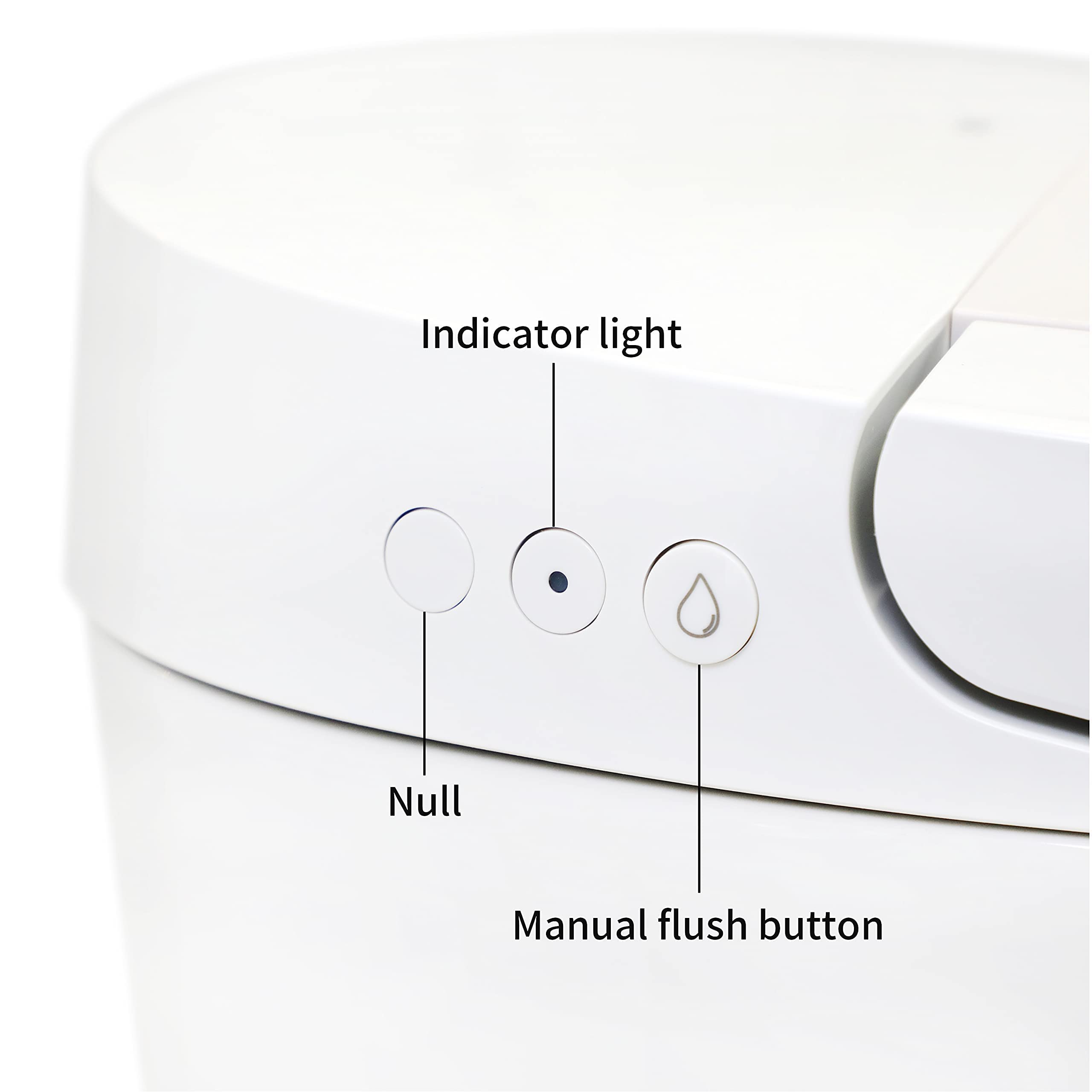 R&T Tankless Smart Toilet Touchless Auto Flush 1.28-GPF Battery-Operated One-Piece HET Intelligent Toilet for Bathroom