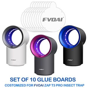 FVOAI Zap T3 Pro Insect Trap Sticky Glue Board (Pack of 10)