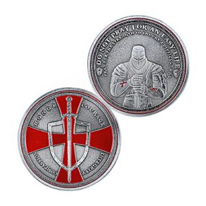 atsknsk the knights templar challenge coin