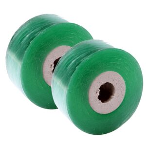 showll grafting tape,2 pcs stretchable grafting tape garden grafting tape plants repair tapes for plants fruit trees flowers tomato (green)
