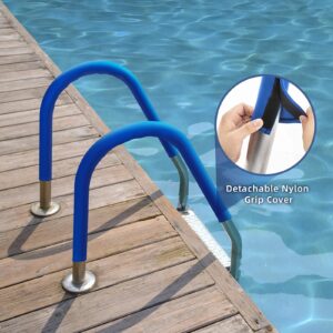 Tanzfrosch Pool Handrail Cover 4 Feet Slip Resistant Rail Grip for Swimming Pool Hand Railing Cover (1 PCS)