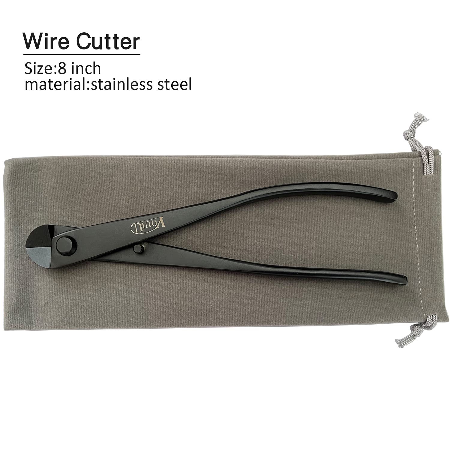 vouiu 8inch Wire Cutter Bonsai Tools Black
