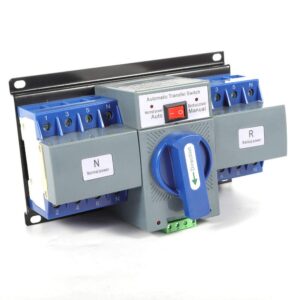 ac110v mini dual power automatic transfer generator changeover switch self cast conversion 63a ats m6 (4p/63a)