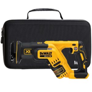 Mchoi Shockproof Carrying Case Compatible with DEWALT 20V MAX XR Reciprocating Saw DCS354B / DCS367B, Case Only