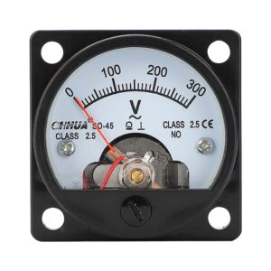 chhua analog voltmeter so-45 ac0-300v panel volt meter guage voltage tester for shipping circuit testing mechanical equipment