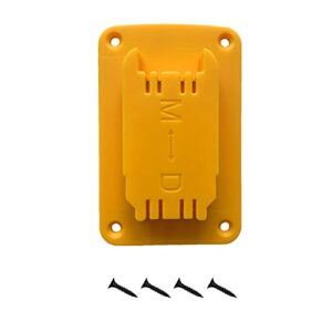 UOSXVC 10Packs Tool Holders for Dewalt 20V Drill Mount Fit for Milwaukee M18 Tools (Yellow)