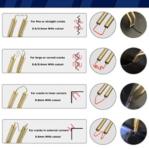 Allturn 1200 Plastic Welder Staples,Plastic Welding Staples, 6 Types Hot Staples for Repair All Car Bumpers,Plastic Cracks and Plastic Handmade.