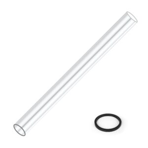 pamapic patio heater glass tube replacement for 4-sided outdoot patio pyramid heater，49.5 inch tall