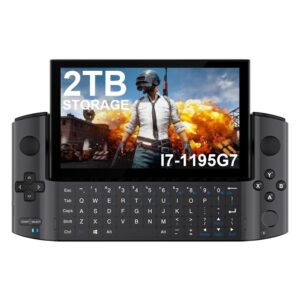 gpd win 3 [cpu i7-1195g7-2tb m.2 ssd]- 5.5 inches black mini handheld pc video game console cpu: core i7-1195g7 touch screen laptop tablet pc 16gb ram