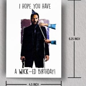 A Wicked Birthday Card | Badass Birthday Card for Boyfriend | Husband | Blank Card