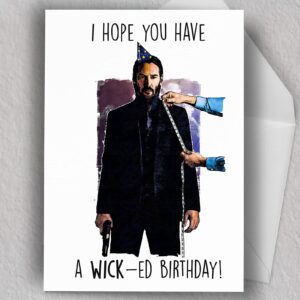 A Wicked Birthday Card | Badass Birthday Card for Boyfriend | Husband | Blank Card