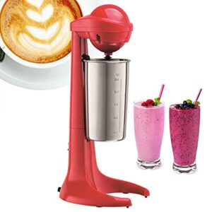 handheld electric milk shaker maker, 110 v milk frother, mini automatic drink cream mixer blender egg beater whisk milk shaking machine for kitchen coffee cooking baking