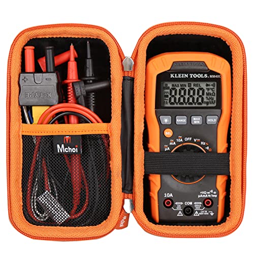 Mchoi Hard Portable Case Compatible with Klein Tools 600V MM400 / MM300 Multimeter (CASE ONLY)