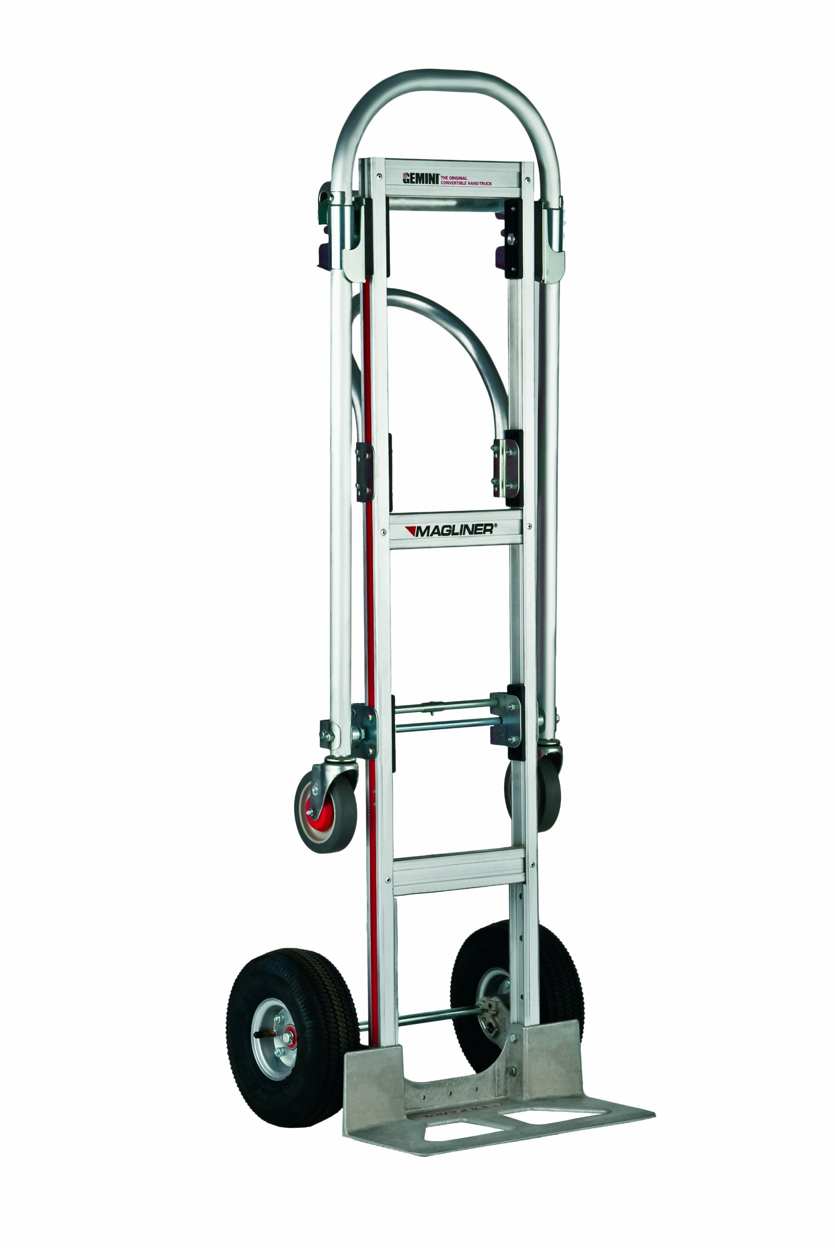 Magliner Gemini Sr Convertible Hand Truck Bundle with Replacement Casters (2 Items)