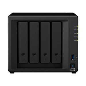 synology diskstation ds920+ nas server for business with celeron cpu, 8gb ddr4 memory, 1tb m.2 ssd, 40tb hdd storage, dsm operating system