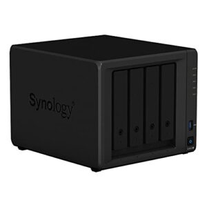 Synology DiskStation DS920+ NAS Server for Business with Celeron CPU, 8GB DDR4 Memory, 1TB M.2 SSD, 40TB HDD Storage, DSM Operating System