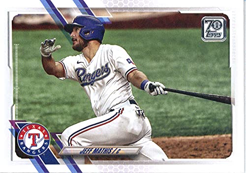 2021 Topps Complete (Series 1 & 2) Texas Rangers Team Set of 18 Cards: Danny Santana(#35), Ronald Guzman(#63), Willie Calhoun(#115), Joey Gallo(#131), Anderson Tejeda(#144), Leody Taveras(#264), Texas Rangers(#283), Rougned Odor(#293), Jeff Mathis(#348),