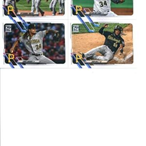 2021 Topps Complete (Series 1 & 2) Pittsburgh Pirates Team Set of 17 Cards: Colin Moran(#114), Josh Bell(#130), Mitch Keller(#133), Chris Archer(#148), Trevor Williams(#199), Adam Frazier(#216), Pittsburgh Pirates(#251), Kevin Kramer(#344), Keone Kela(#35