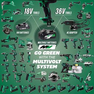 Metabo HPT 36V MultiVolt Triple Hammer Cordless Impact Driver Kit | Two Batteries and Charger | 1/4-Inch Keyless | WH36DBG