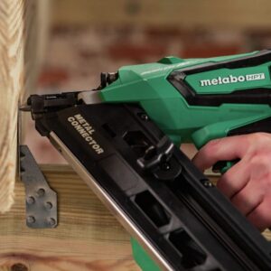 Metabo HPT 36V MultiVolt Cordless Metal Connector Nailer Kit | Accepts 1-1/2-Inch and 2-1/2-Inch Nails | Strap-Tite Probe Tip | NR3665DA