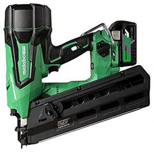 metabo hpt 36v multivolt cordless framing nailer | uses 21 degree full round head plastic strip nails | includes battery and charger | nr3690dr