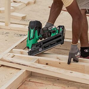 Metabo HPT 36V MultiVolt Cordless Framing Nailer | Uses 21 Degree Full Round Head Plastic Strip Nails | Includes Battery and Charger | NR3690DR