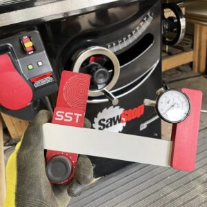 SST Saw Gauge Calibrator System | High Precision Alignment for Saws, Fences, Sleds, or Jigs | Adjustable Measurement with 1/2 In. Dial Indicator