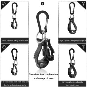 NANHONG 6 Pieces glove clips for work Glove Holder Clip, Construction Worker for Glasses Helmets Glove Grabber Clip, Golf glove holder for duty belt.