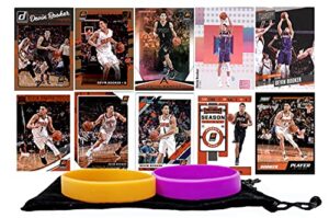 devin booker basketball cards assorted (10) bundle - phoenix suns trading cards