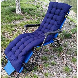 Moonase Patio Chaise Lounger Cushion, Indoor/Outdoor Rocking Chair Sofa Cushion with 6 Ties,Soft Padded Chaise Swing Bench Cushion, 61Inch