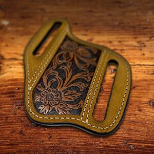 M&F Western Products (WSL)MF Ariat Floral Embossed Knife Sheath Brown