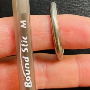 4 Pieces Stainless Steel 316 Round Ring Welded 5/32" x 1" (4mm x 25mm) Marine Grade O - Ring anillo Redondo