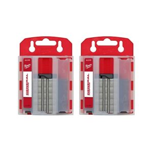 milwaukee tool 48-22-1975t (2 pack) of 75 general purpose utility blades - 150 total