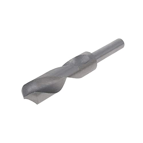 Auniwaig 1/2" Reduced Shank Drill Bit, 22mm High Speed Steel HSS Drill Bit for Stainless Steel, Alloy Metal, Plastic Wood