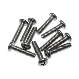 bairong 10pcs polaris vac-sweep 280 replacement screw c75 10-32 thread by 7/8-inch cross recessed pan head screws phillips screws for polaris pool cleaner 180/280 polaris pool cleaner screw c75