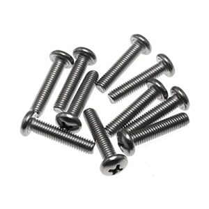 BAIRONG 10pcs Polaris Vac-Sweep 280 Replacement Screw C75 10-32 Thread by 7/8-Inch Cross Recessed Pan Head Screws Phillips Screws for Polaris Pool Cleaner 180/280 Polaris Pool Cleaner Screw C75